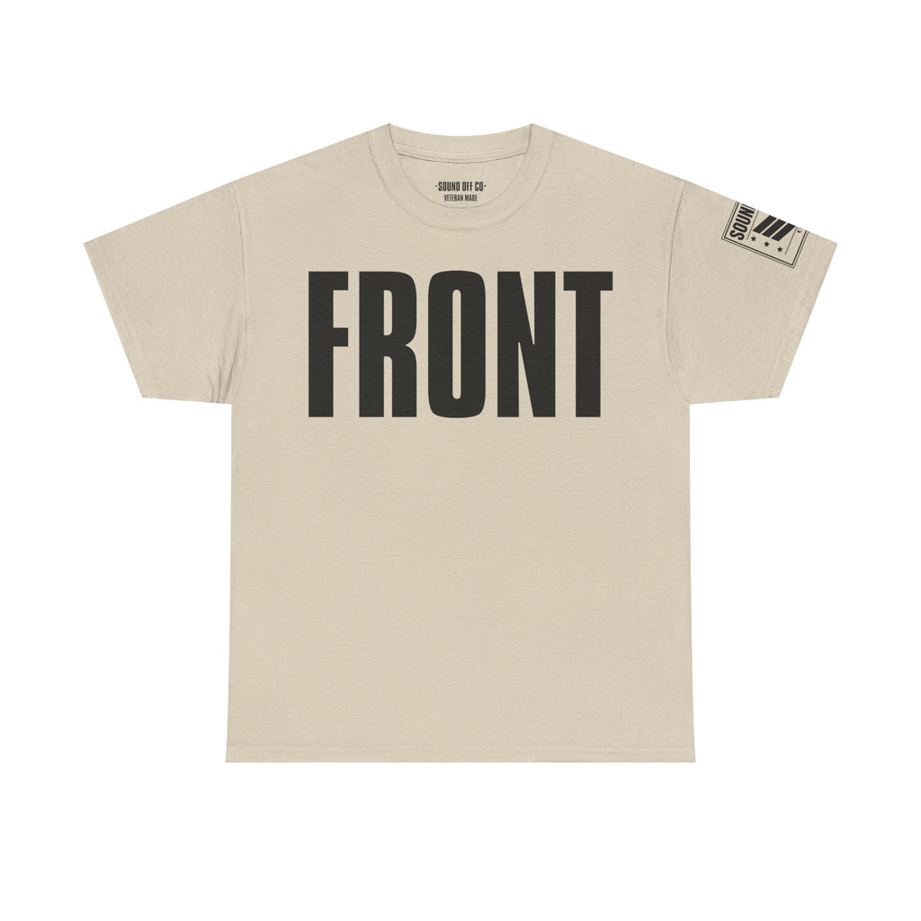 Front Back Go · Military Drill Command T-Shirt