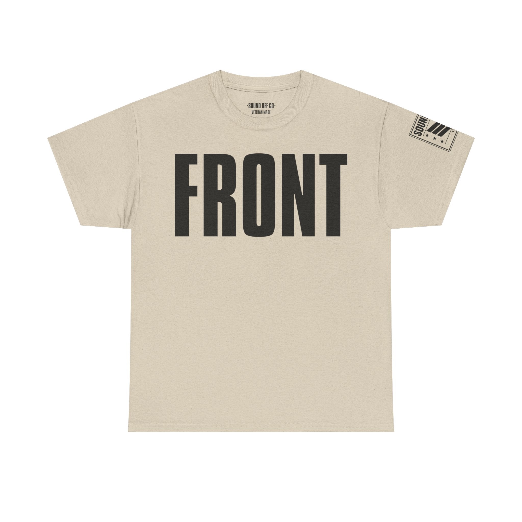 Front Back Go · Military Drill Command T-Shirt