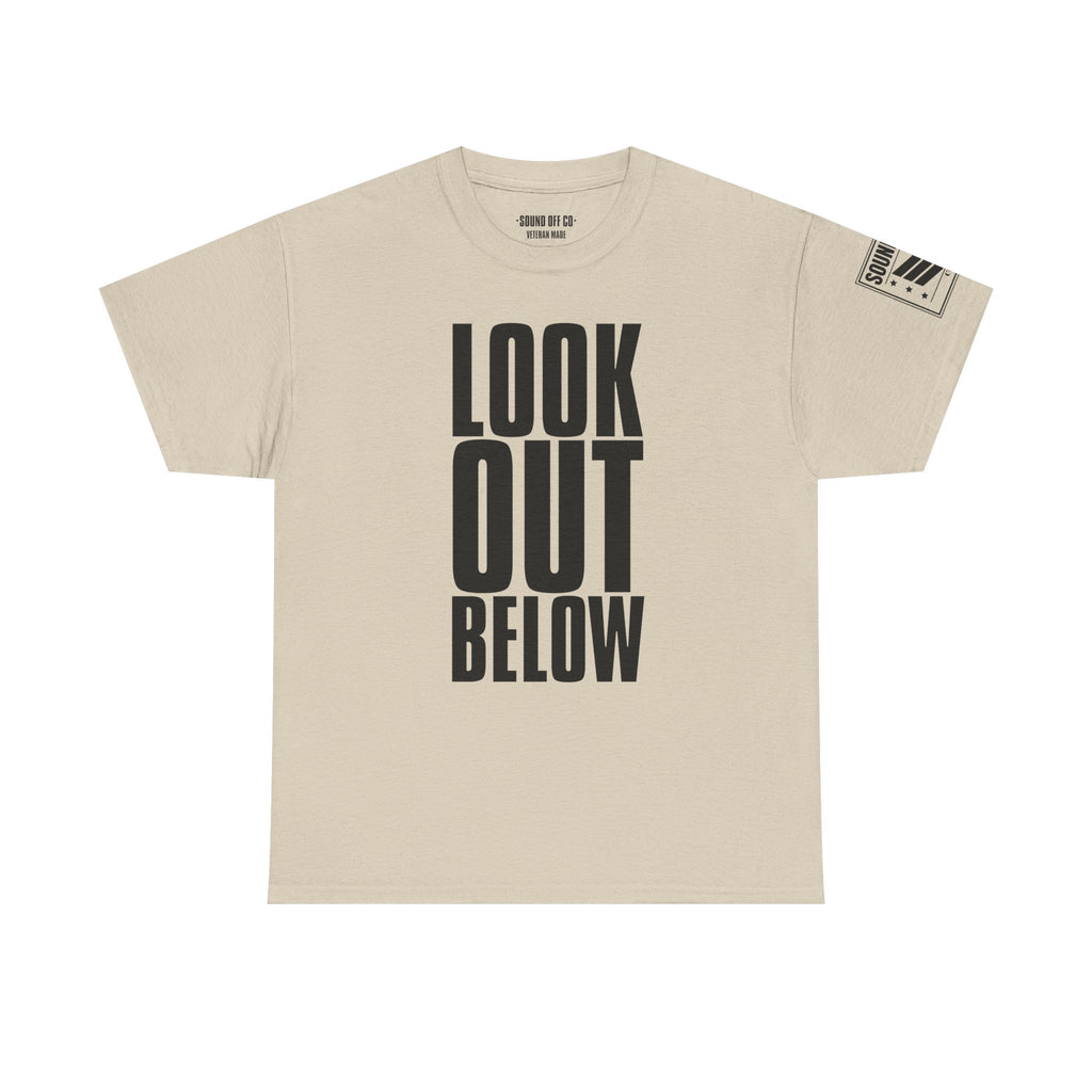 Look Out Below Airborne · Military T-Shirt