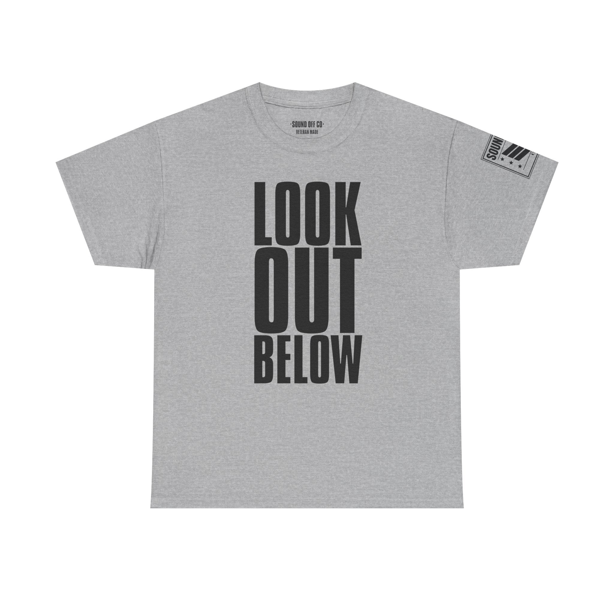 Look Out Below Airborne · Military T-Shirt
