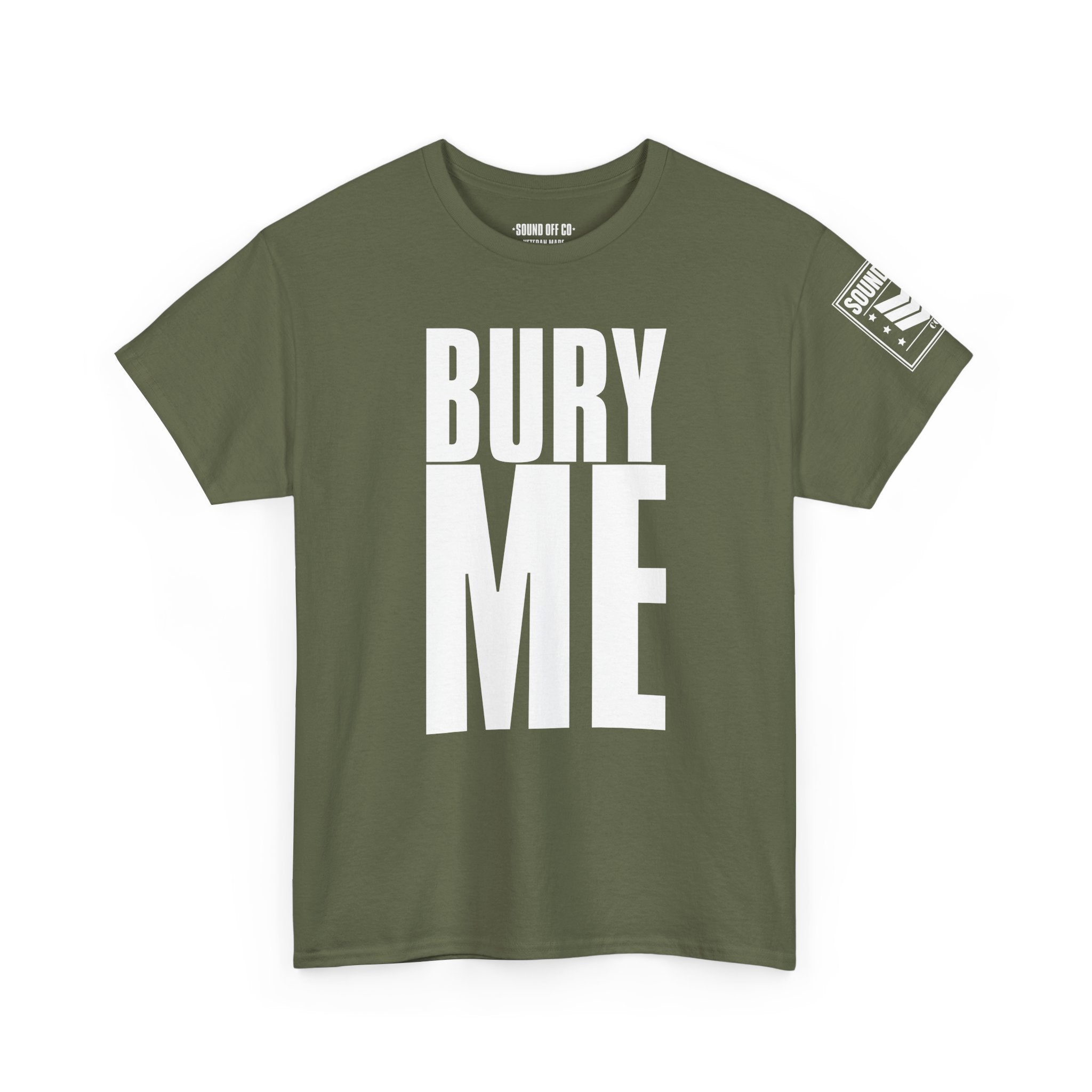 Bury Me In The Leaning Rest · Military Humor T-Shirt