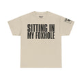 Sitting In A Foxhole Frag Out · Military T-Shirt