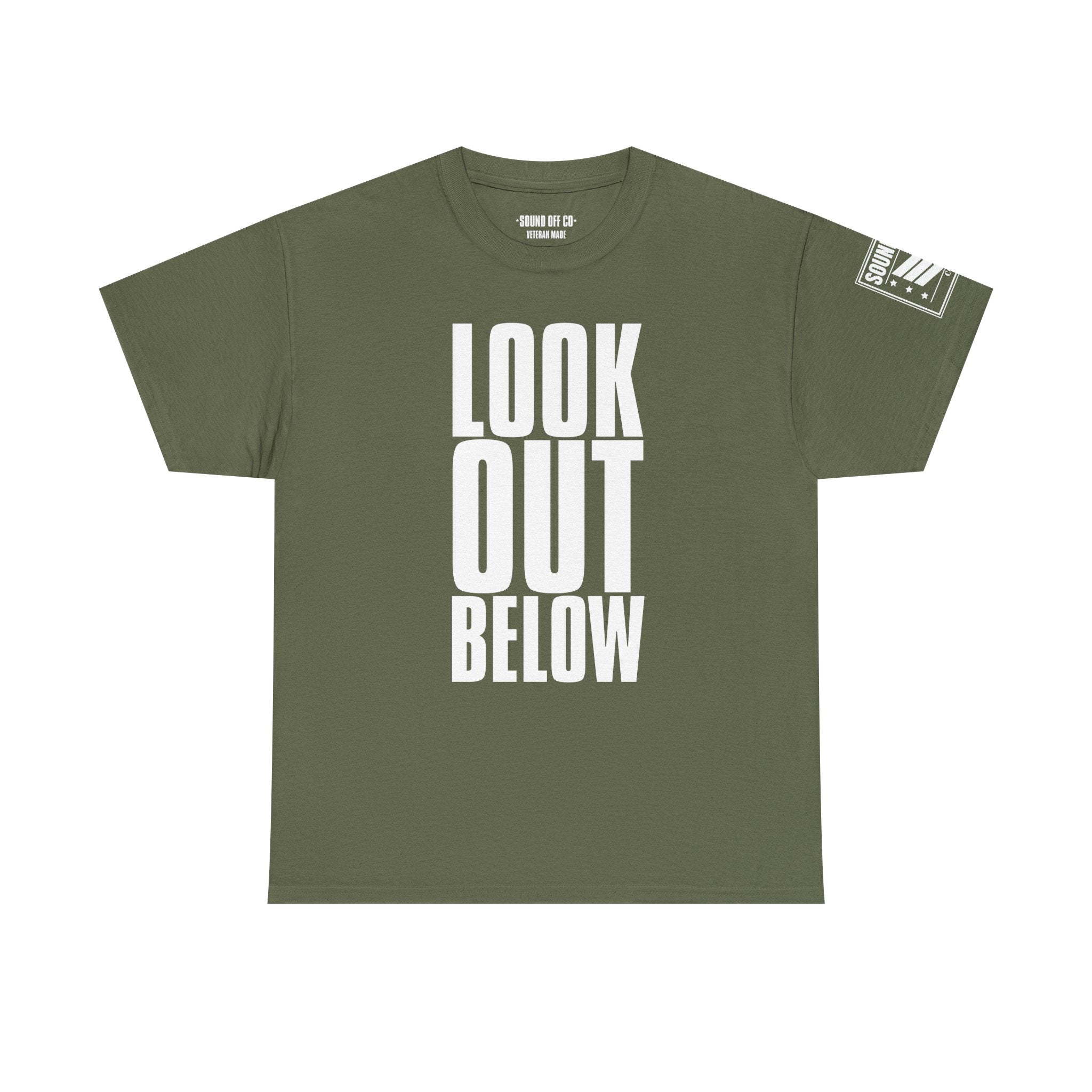 Look Out Below Airborne · Military T-Shirt
