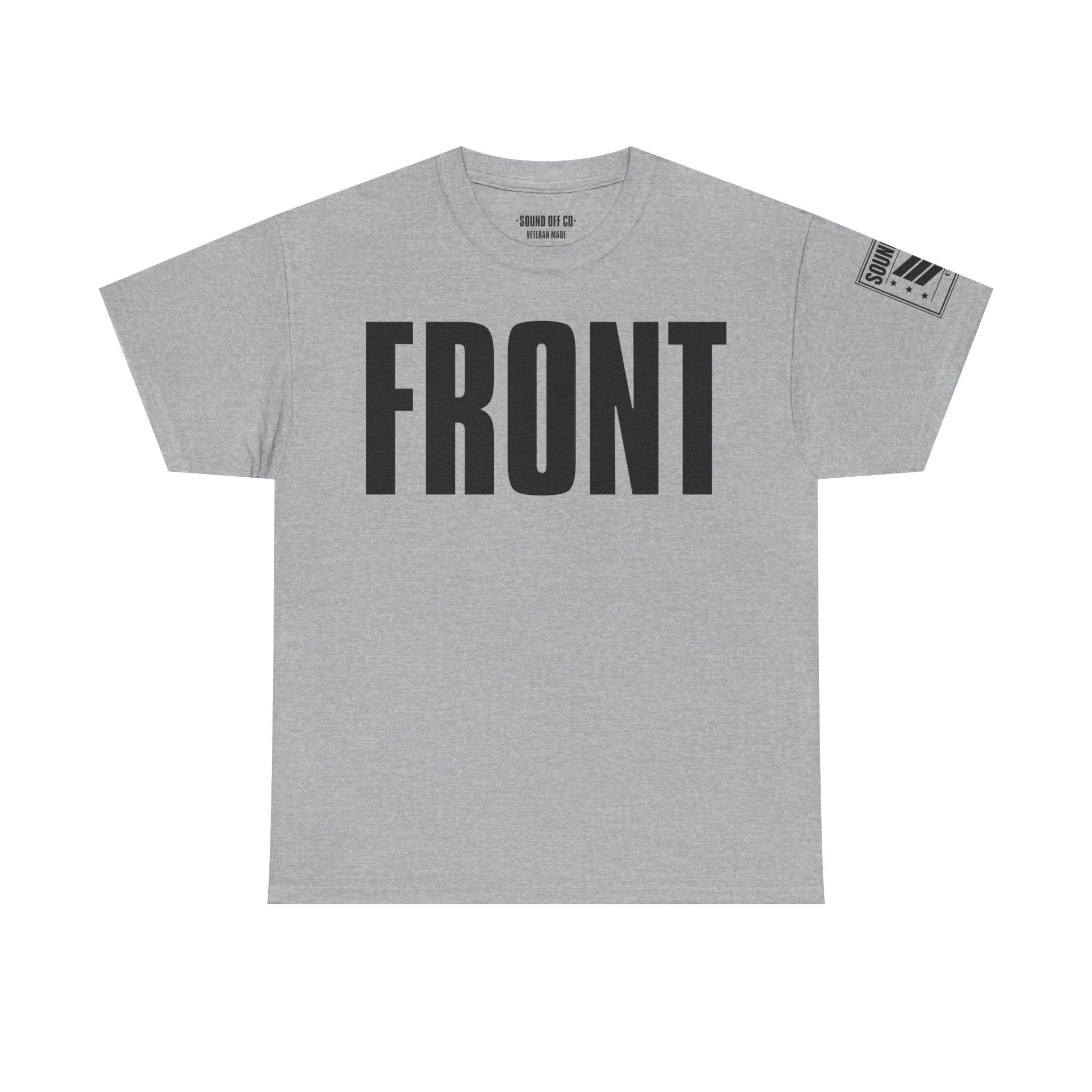 Front Back Go · Military Drill Command T-Shirt