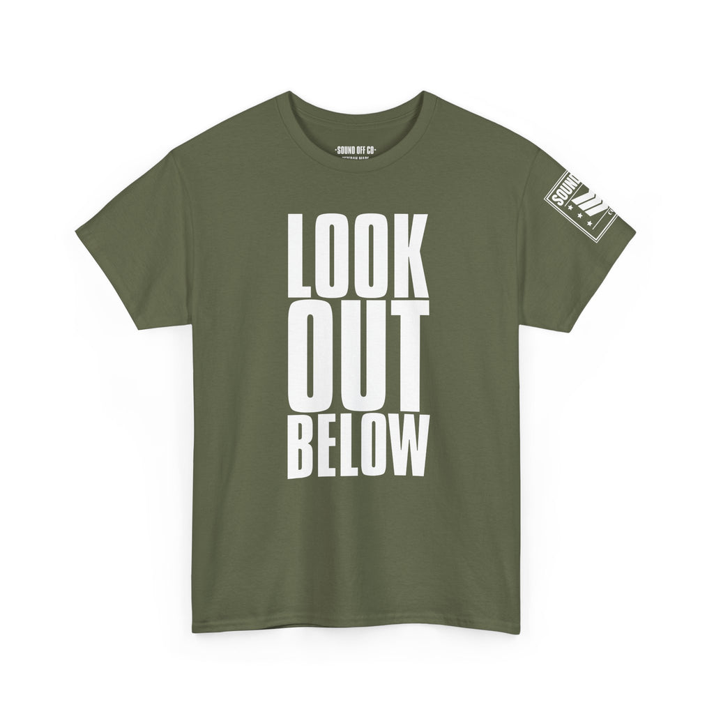Look Out Below Airborne · Military T-Shirt