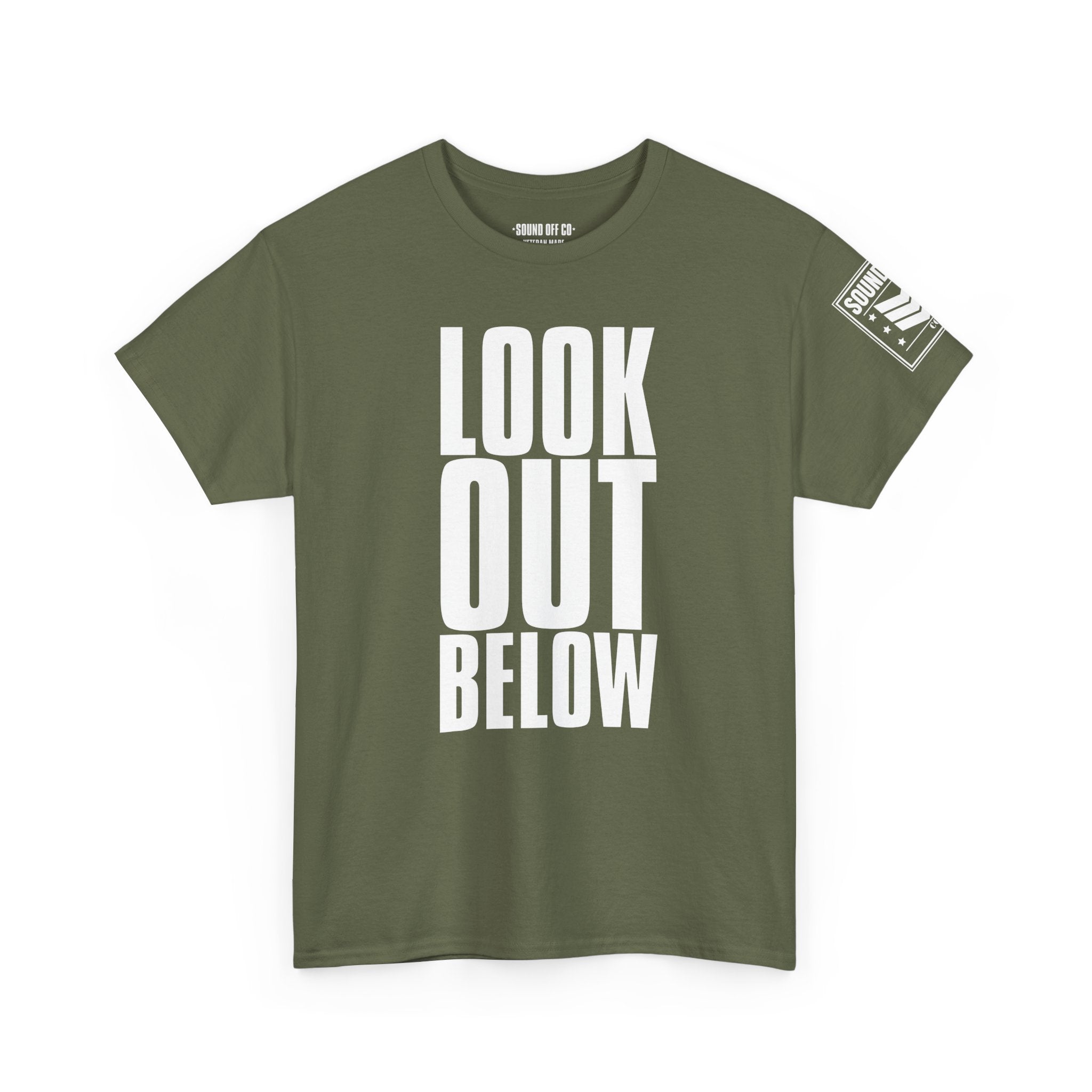 Look Out Below Airborne · Military T-Shirt