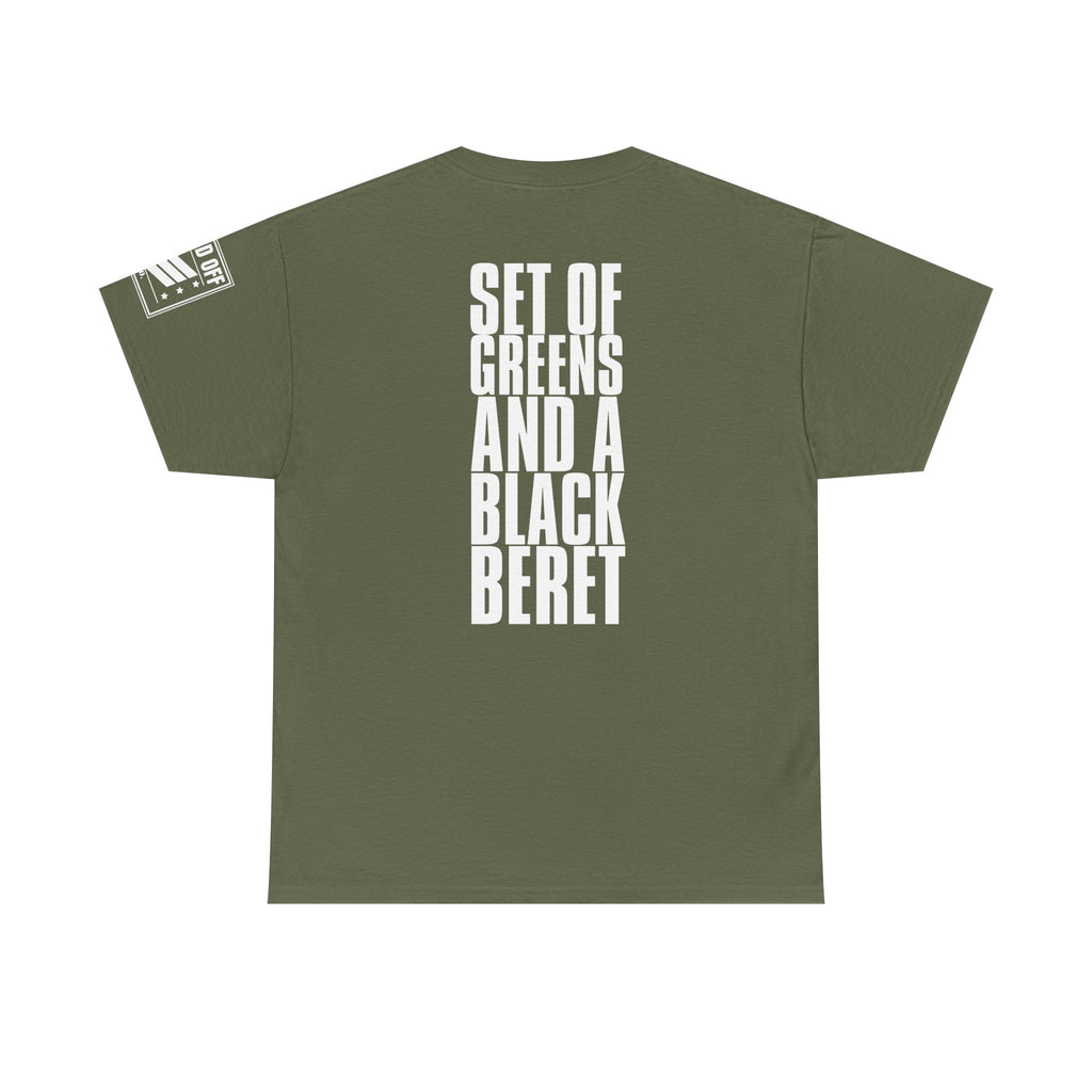 Set Of Greens Black Beret · Military T-Shirt