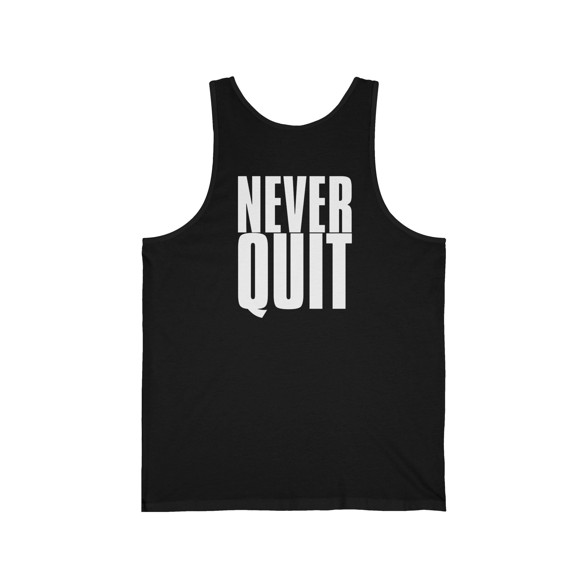 Never Quit · Military Fitness Tank