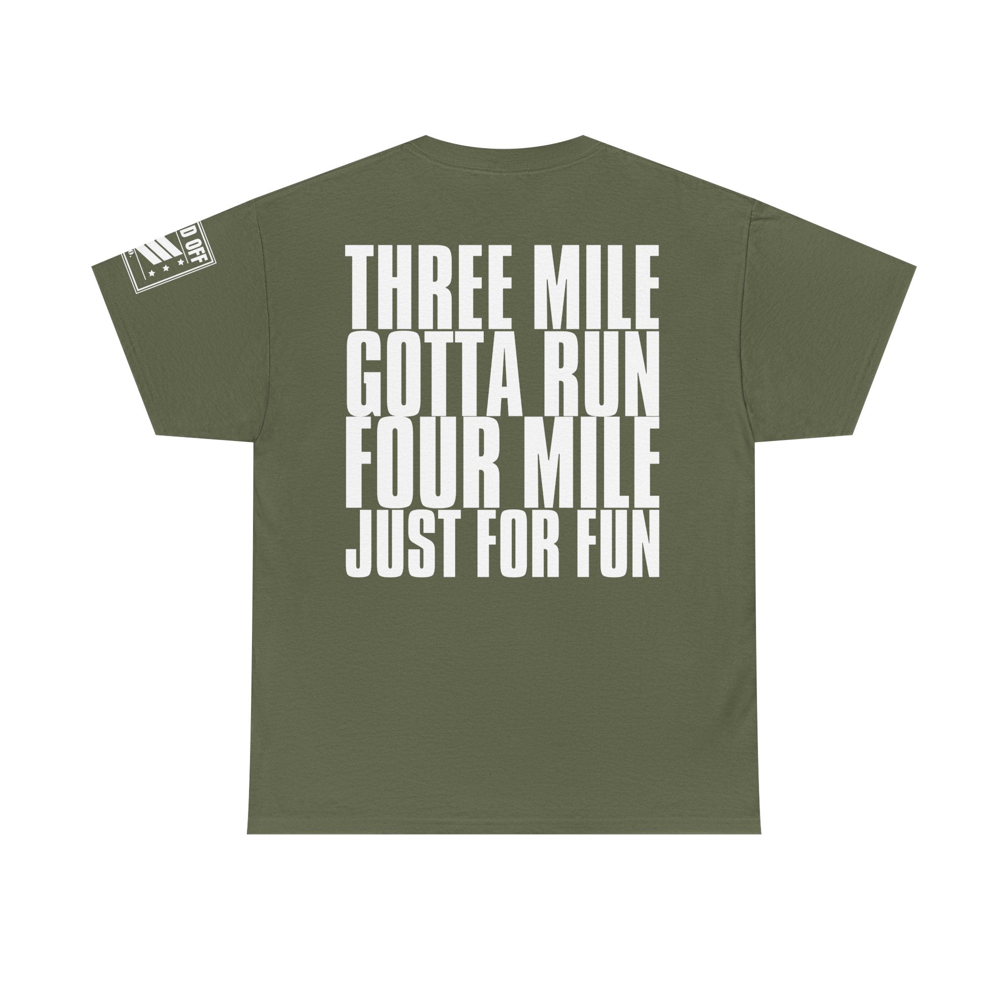 One Mile No Sweat · Military Running Cadence T-Shirt