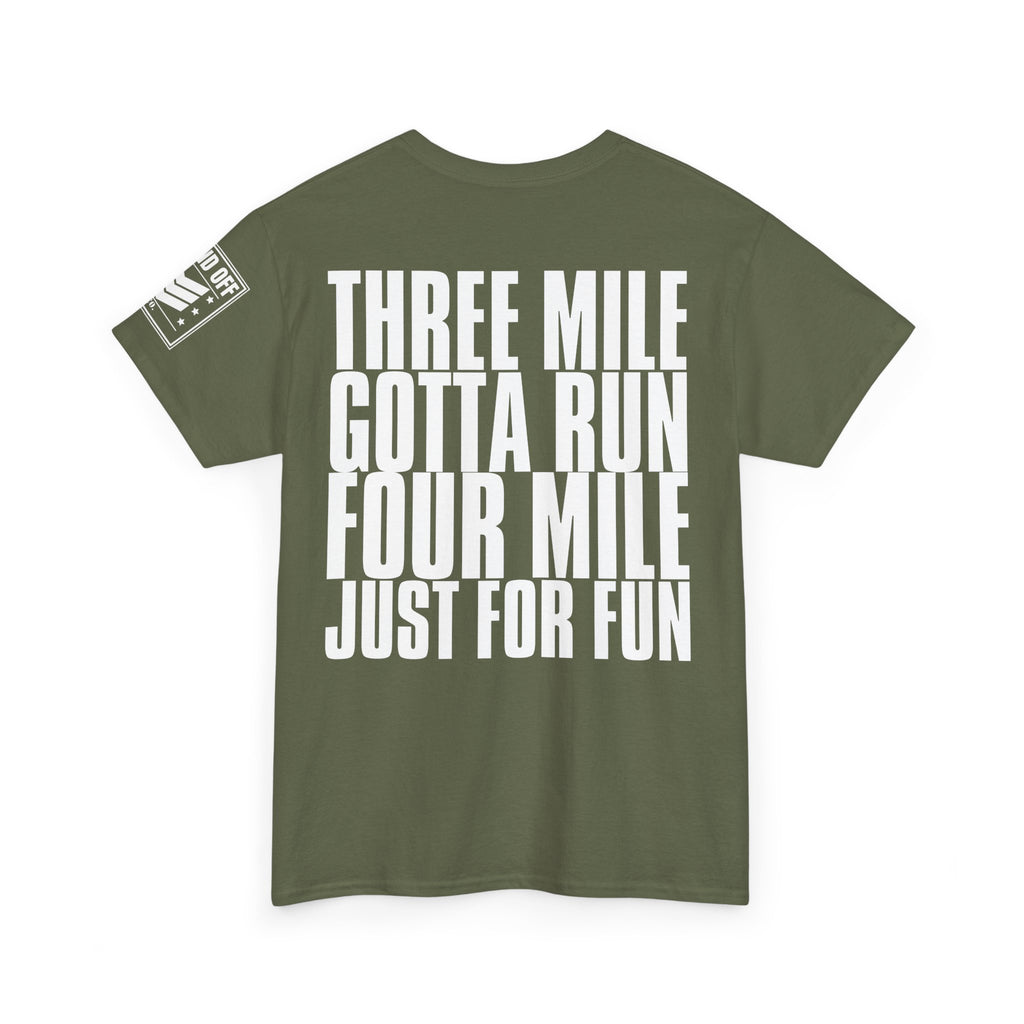 One Mile No Sweat · Military Running Cadence T-Shirt