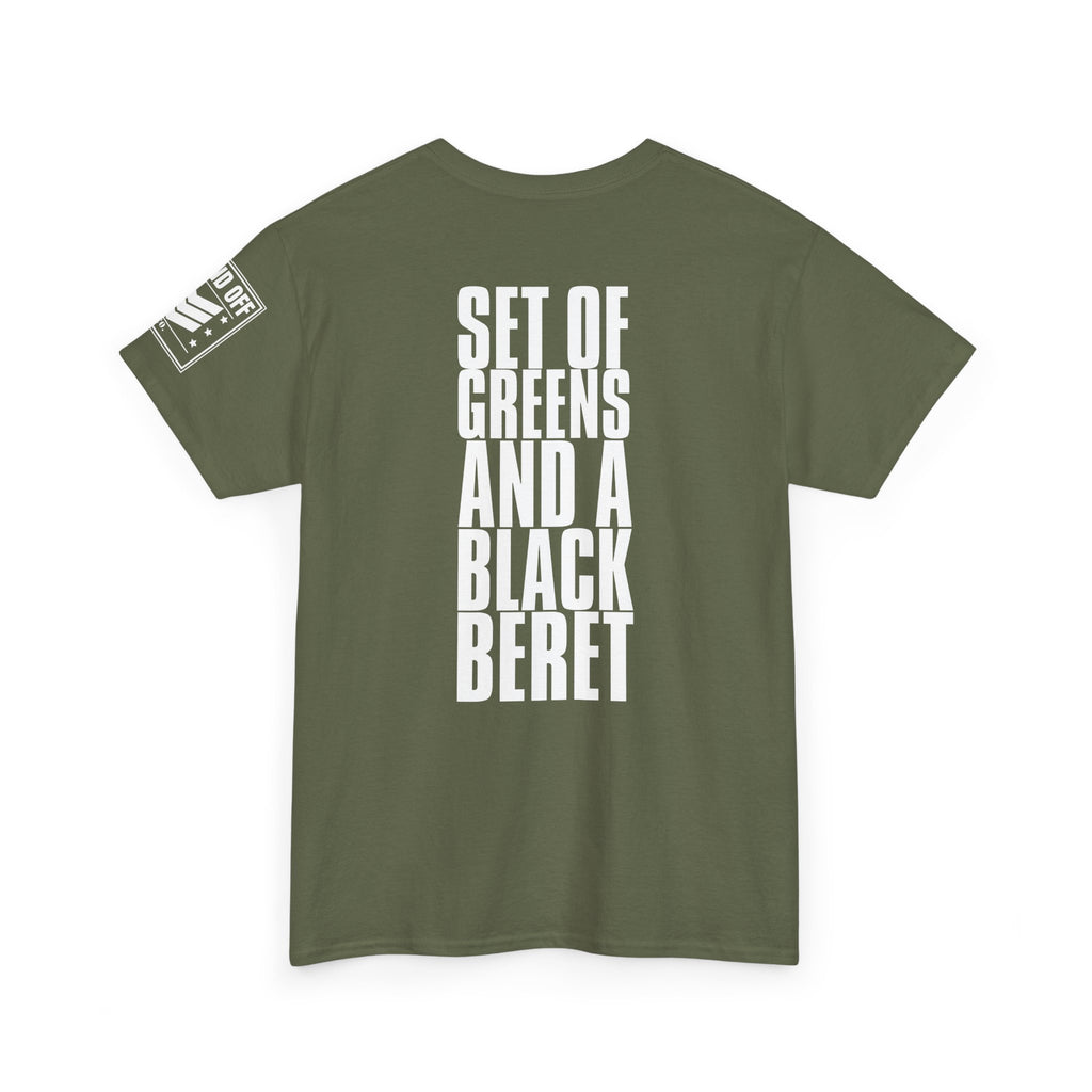 Set Of Greens Black Beret · Military T-Shirt
