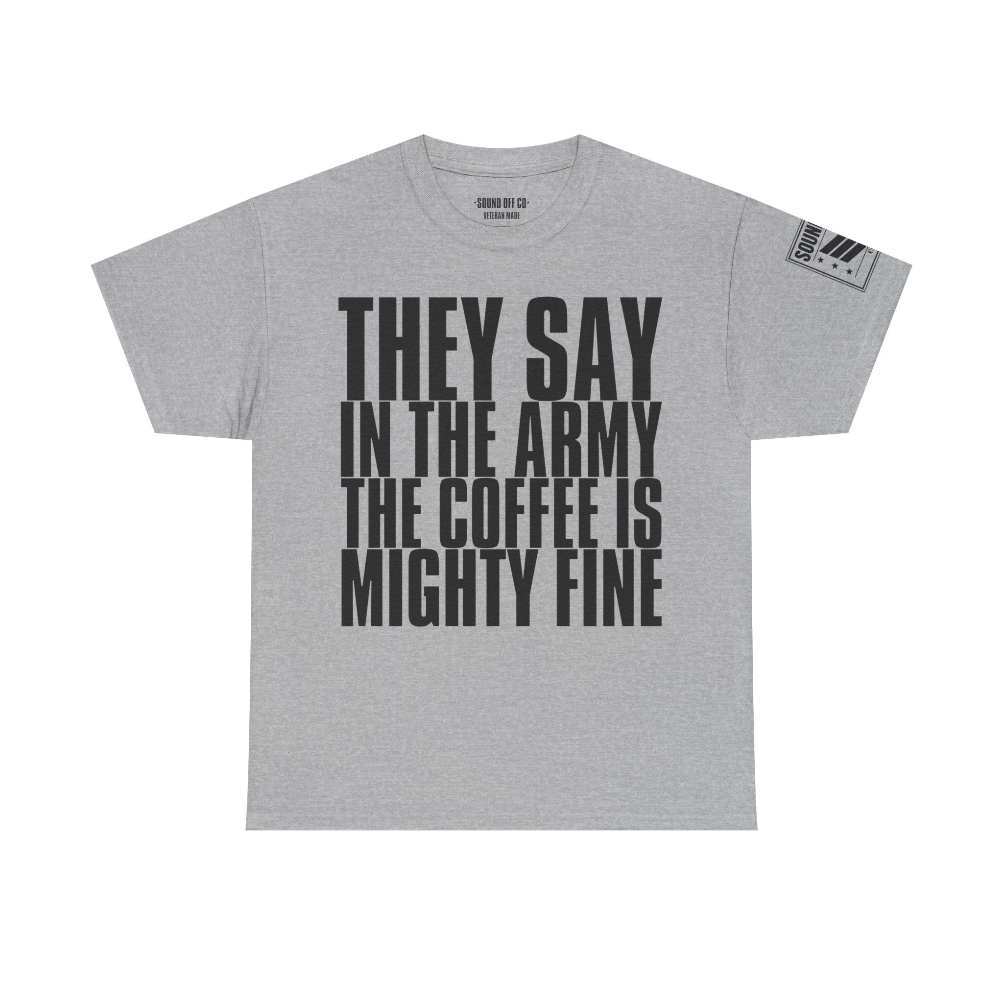 Army Coffee · Military Humor T-Shirt