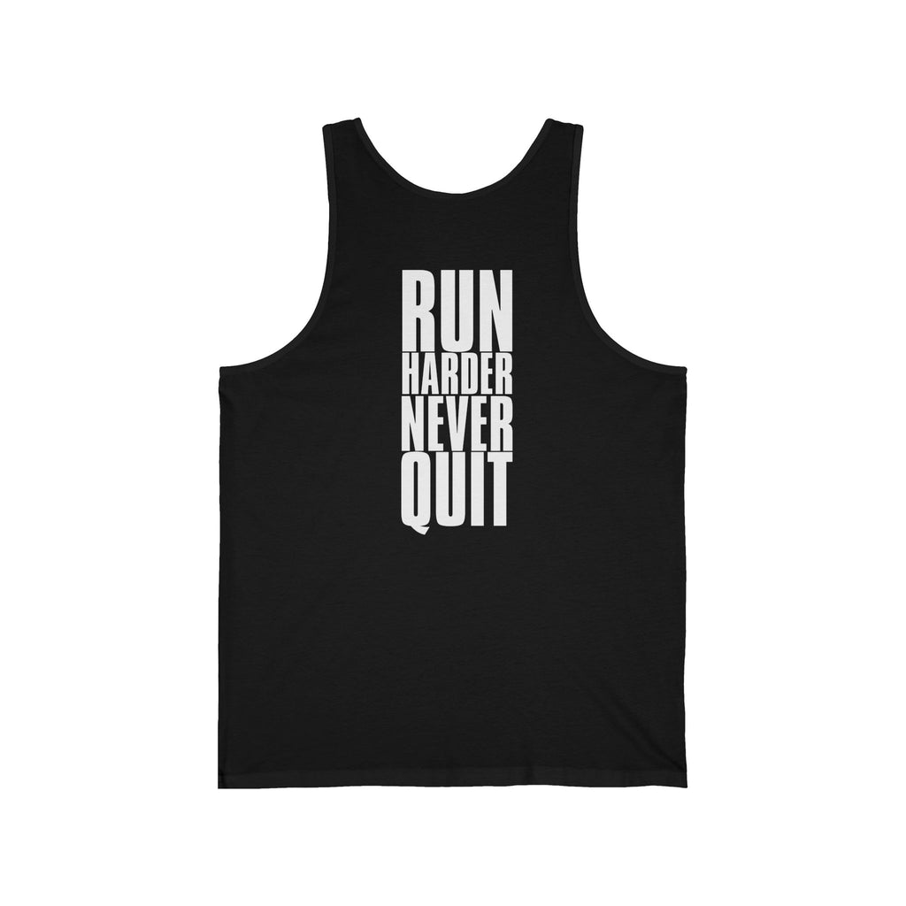 Run Harder Never Quit · Military Tank