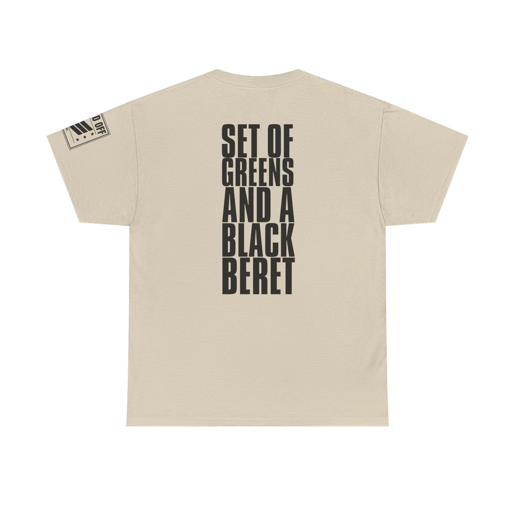 Set Of Greens Black Beret · Military T-Shirt