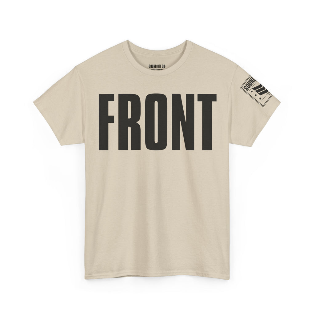 Front Back Go · Military Drill Command T-Shirt