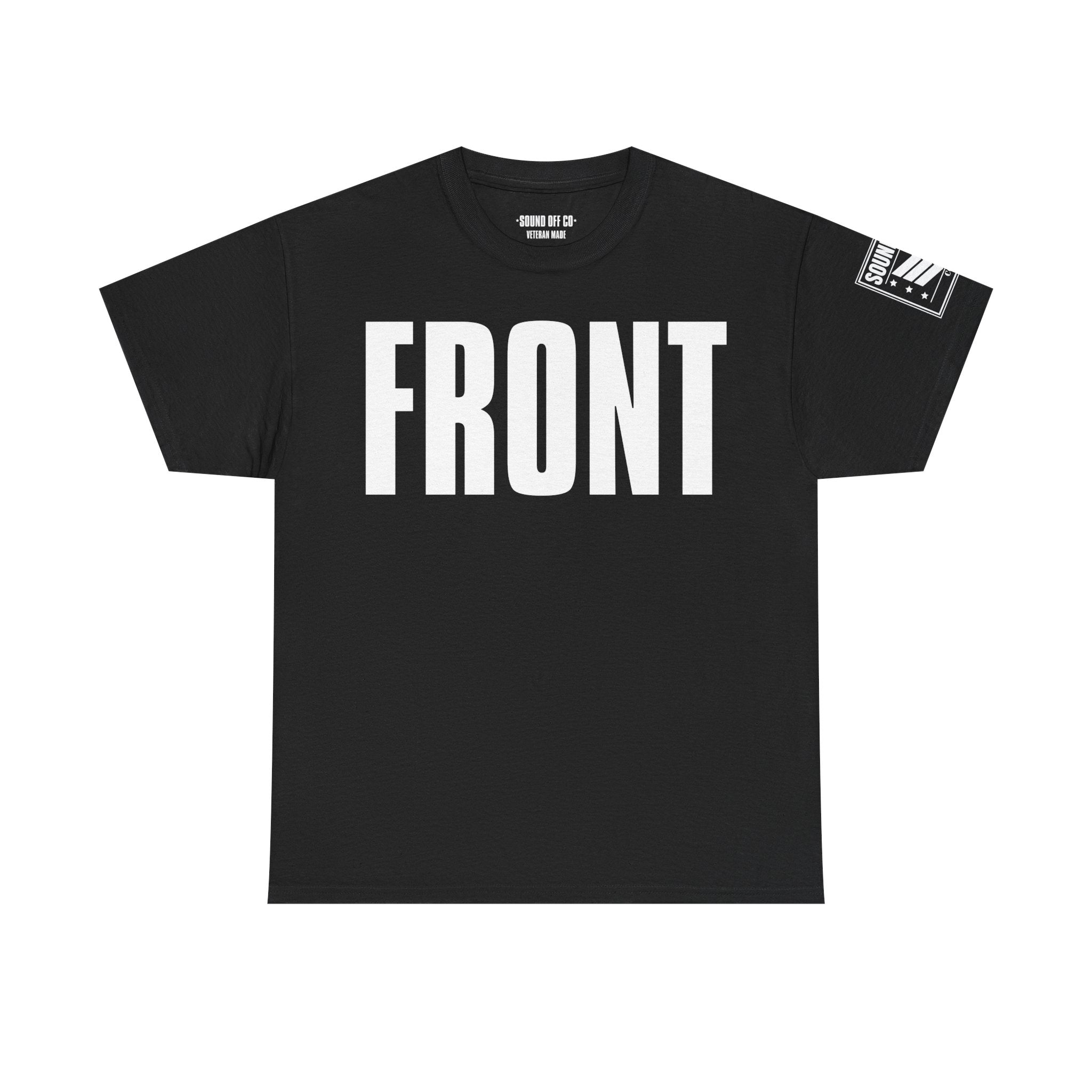 Front Back Go · Military Drill Command T-Shirt