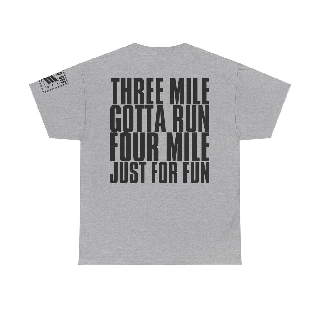 One Mile No Sweat · Military Running Cadence T-Shirt